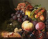 Still Life with Birds Nest and Fruit